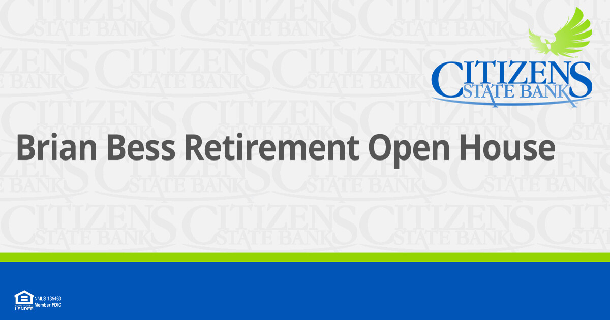 Brian Bess Retirement Open House