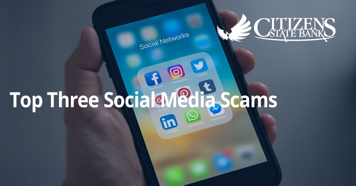 Top Three Social Media Scams