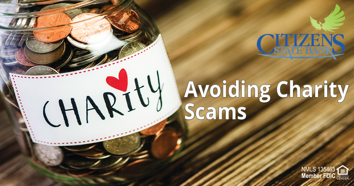 Avoiding Charity Scams