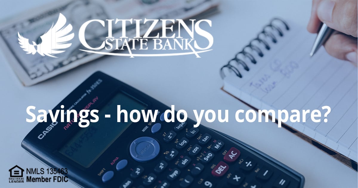Savings - How do You Compare?